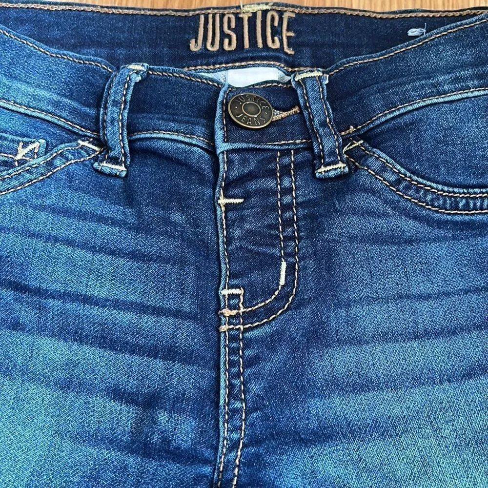 Justice Size 10 Slim Mid Rise Jeggings